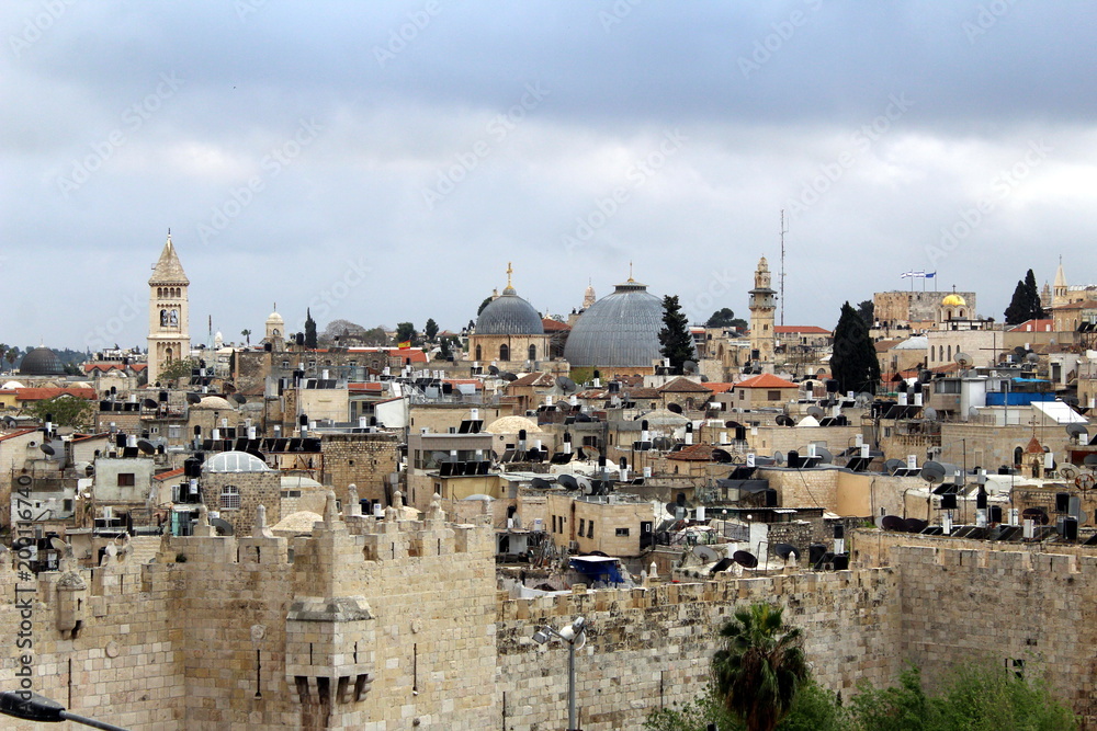 Rooftops in the Old City of Jerusalem
