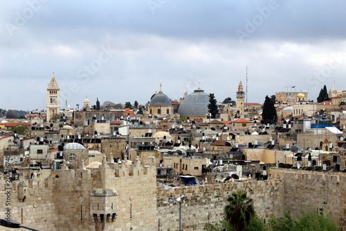 Rooftops in the Old City of Jerusalem