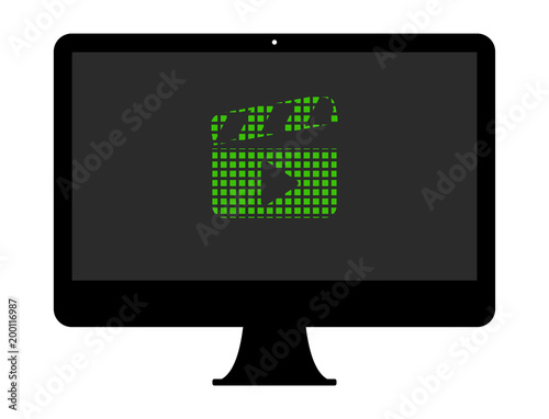 Pixel Icon PC - Filmklappe