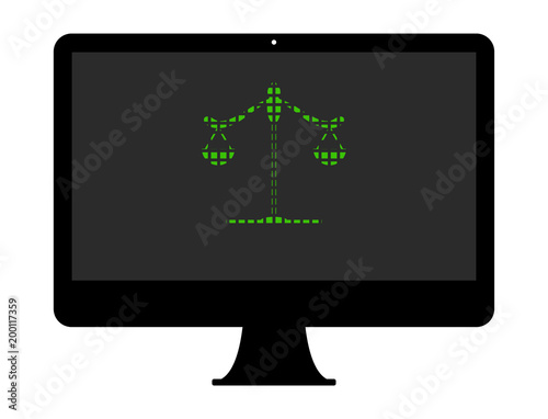 Pixel Icon PC - Waage