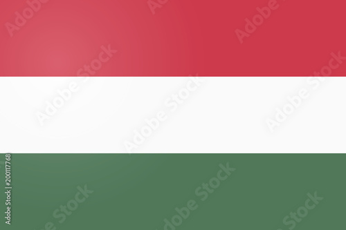 Hungary Flag. Official colors and proportion correctly. National Flag of Hungary. Hungary Flag vector illustration. Hungary Flag vector background.
