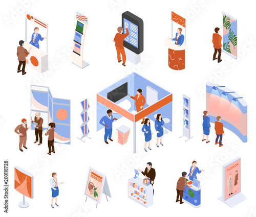 Isometric Exhibition Set