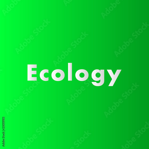 Ecology concept for your graphic design photo