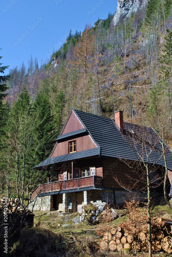 Góralski dom w Tatrach Stock Photo | Adobe Stock