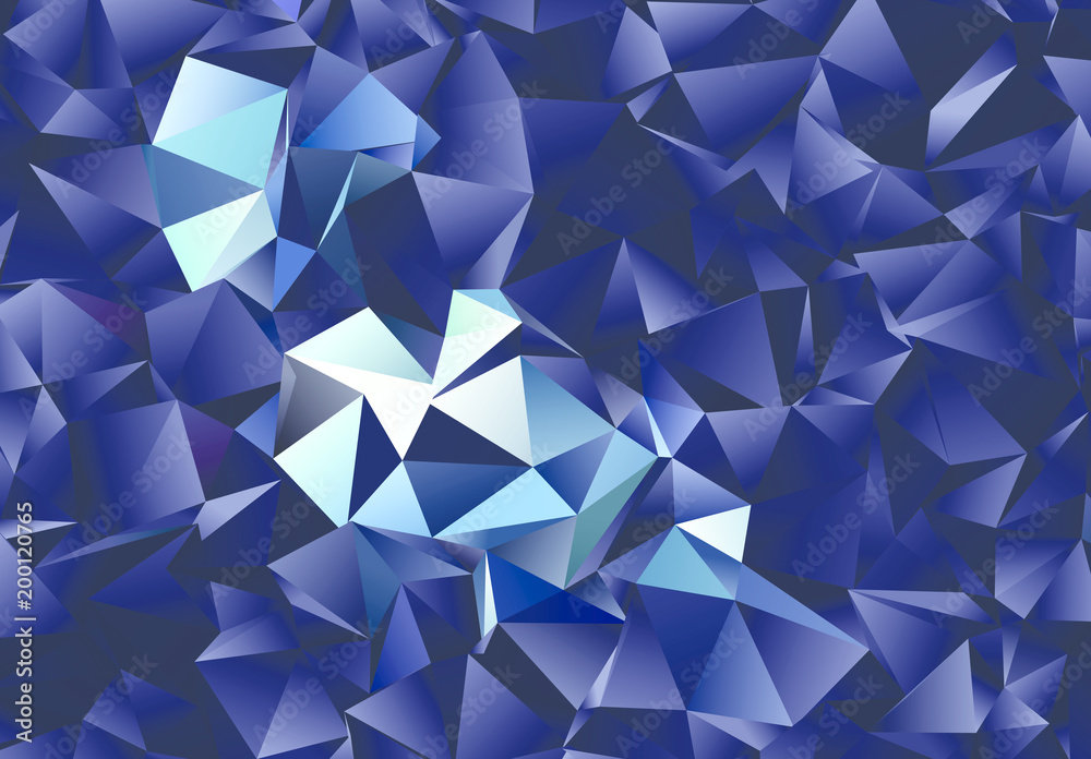 Obraz premium Abstract low poly background. Vector clip art. Polygon pattern.