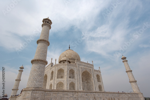 Part of Taj Mahal Mosque in Agra India