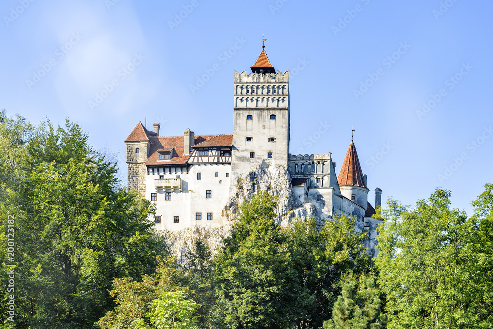 Daylight summer view to Bran Castle