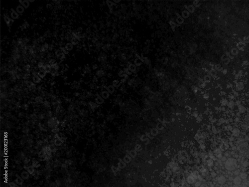 Grunge vector background dusty abstract texture dark black grey 3