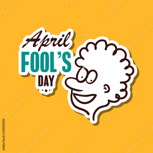 April Fools Day Sticker
