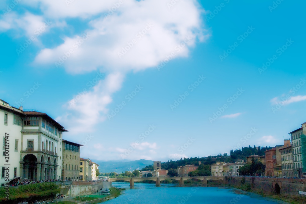 Arno hacia Uffizzi