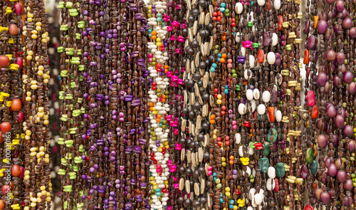 Colorful Beads As Background Pattern