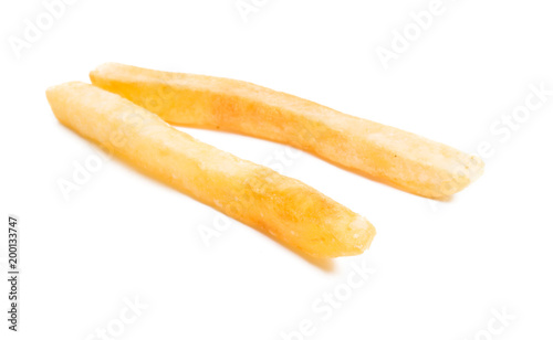 fried potatoes isolated