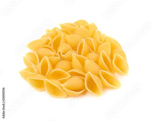 pasta on white