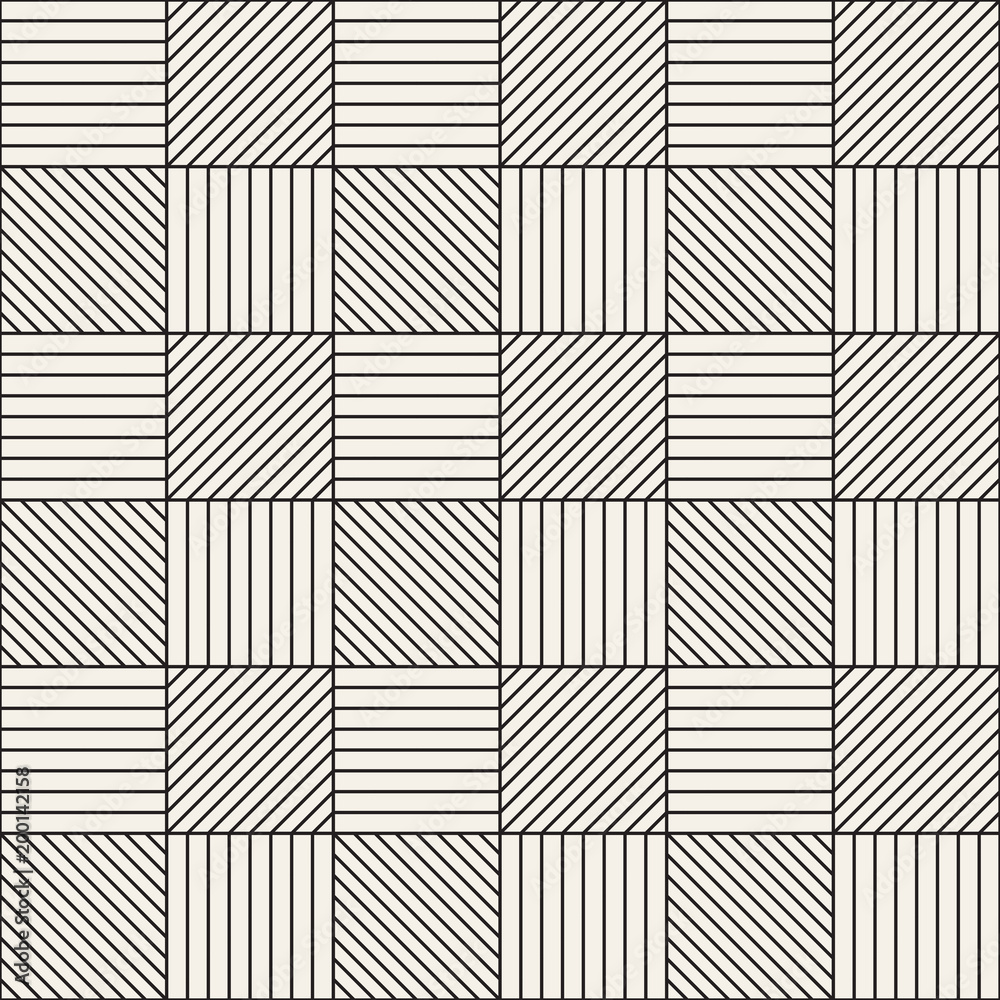 Vector seamless pattern. Modern stylish abstract texture. Repeating geometric tiles