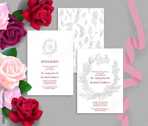 wedding stationery set