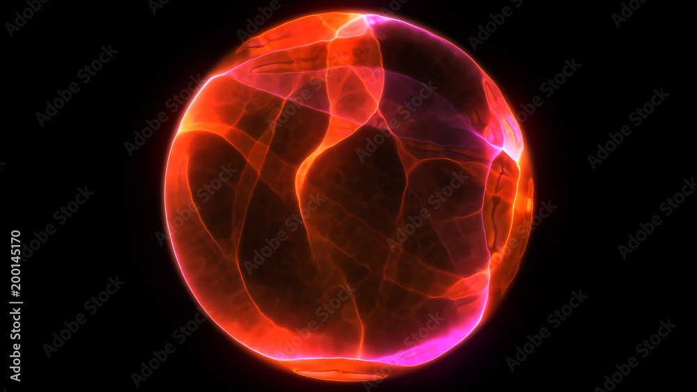 Fototapeta premium Abstract background 3d digital wave of glowing particles and wireframe. Explosion of glowing particles. Futuristic technology style background. 3D render