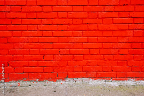 Red brick wall texture as background