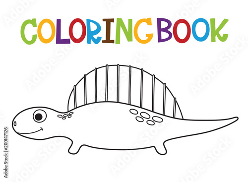 Cute Dino coloring book