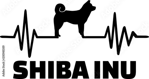 Shiba inu heartbeat word