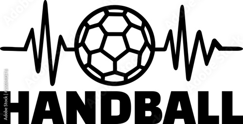Handball heartbeat line
