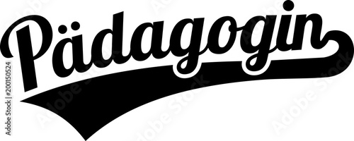 Female pedagogue retro german