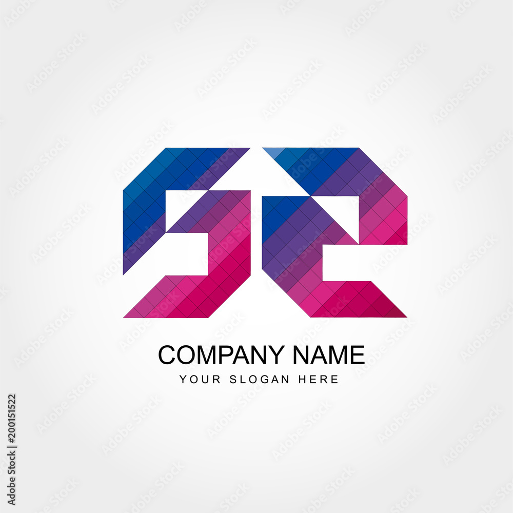 SZ Letter Logo Design SZ Letter Logo Design