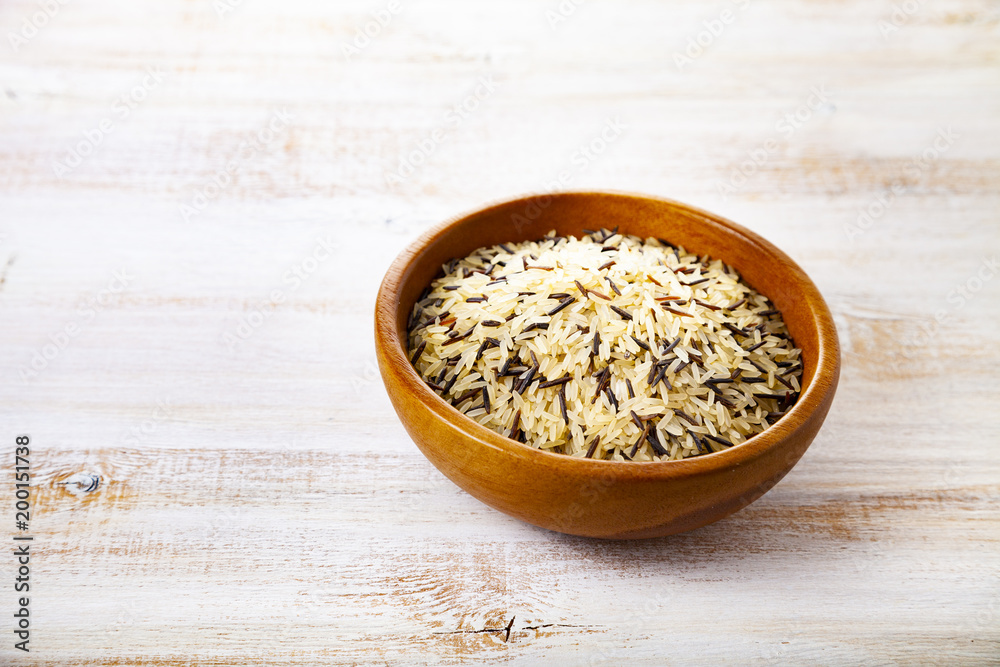 Mixture of different varieties of rice Mixture of different varieties of rice