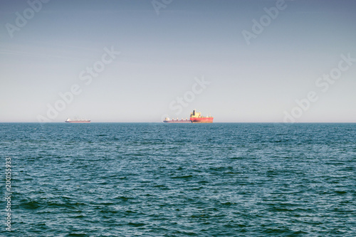 Ships in Black sea in Varna, Bulgaria © Petar