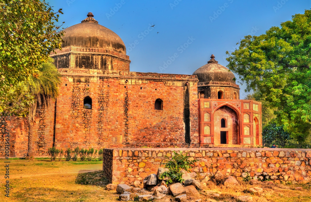 Afsarwala Mosque and Tomb at the Humayun Tomb Complex in Delhi, India