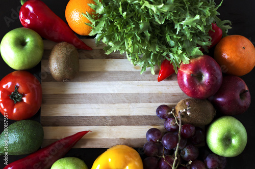 Healthy Foods with Background