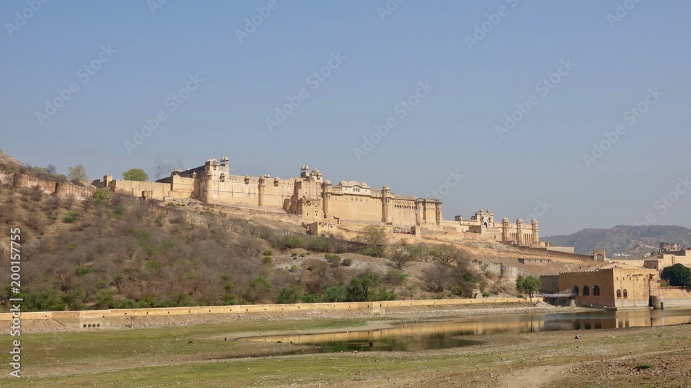 Amber Fort bei Jaipur, Rajasthan in Indien, Mogulfestung