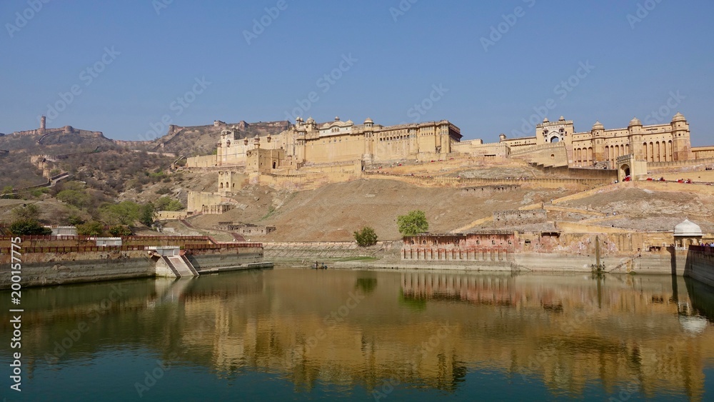 Amber Fort bei Jaipur, Rajasthan in Indien, Mogulfestung