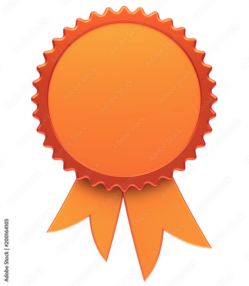 Golden medal with blue ribbon. Gold badge with blue ribbon. Blank gold  medal. Champion and winner awards sports medal. Vector illustration  24148968 Vector Art at Vecteezy