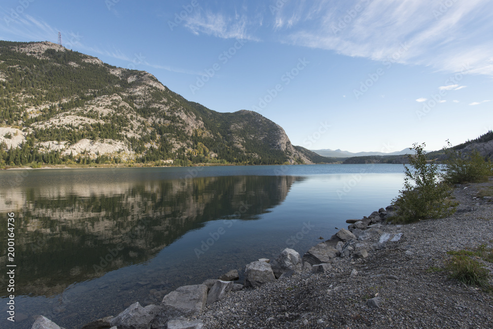 Early morning on the lake in beautiful souther British Columbia, Kootenay region along Highway 3...Nikon D800, AF-S Nikkor 16-35mm F/4 VR