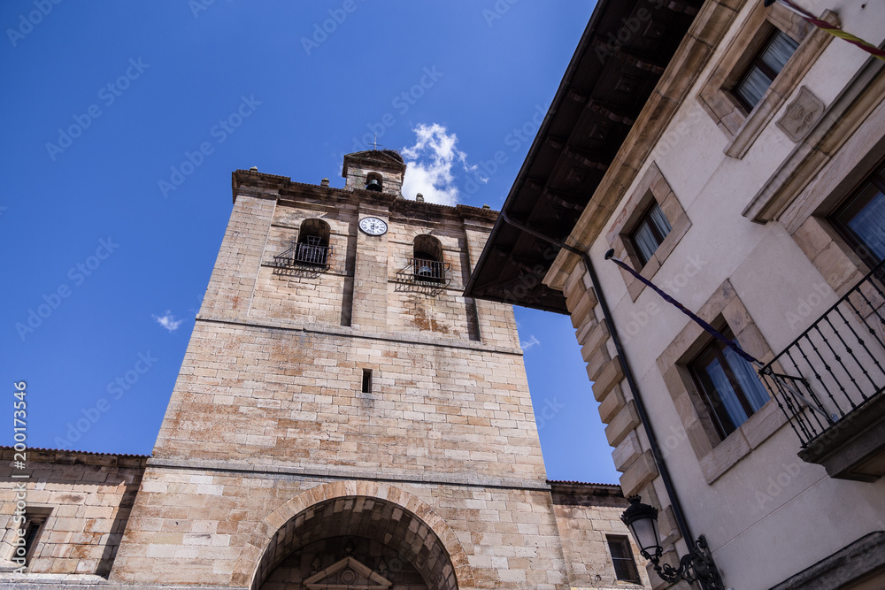 Town church of Vinuesa in Castilla y León Spain