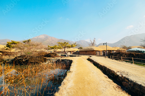 Naganeupseong (Nagan folk village) in Suncheon, Korea