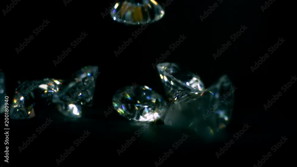 Diamonds Chipped Slow Motion 2000fps Diamonds Chipped Slow Motion 2000fps