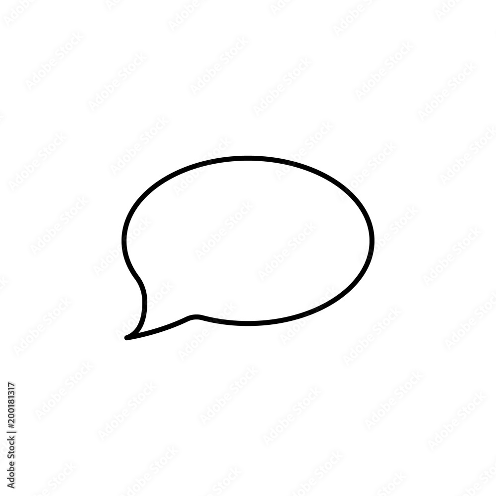communication bubble icon. Element of simple icon for websites, web design, mobile app, info graphics. Thin line icon for website design and development, app development communication bubble icon. Element of simple icon for websites, web design, mobile app, info graphics. Thin line icon for website design and development, app development