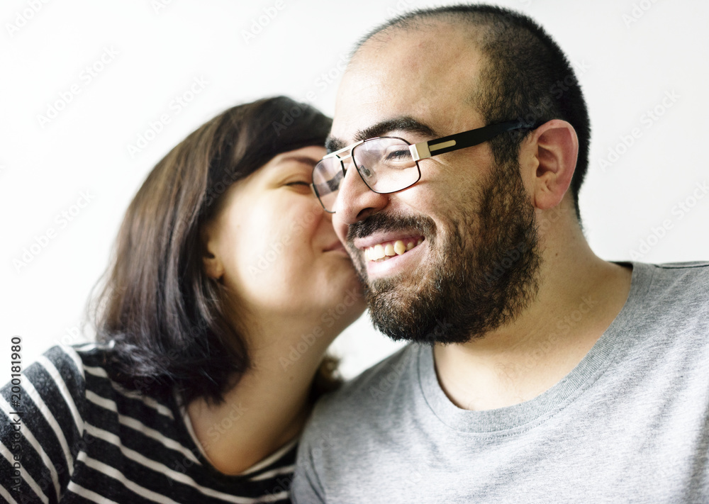 Fototapeta premium Happy sweet couple in love