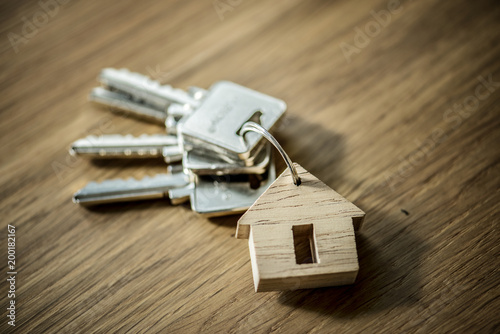 Foto Flat lay of real estate concept