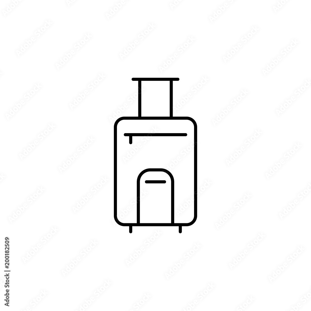baggage icon. Element of simple icon for websites, web design, mobile app, info graphics. Thin line icon for website design and development, app development baggage icon. Element of simple icon for websites, web design, mobile app, info graphics. Thin line icon for website design and development, app development