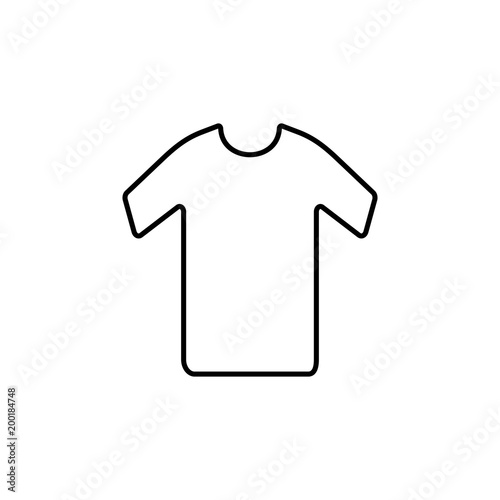 shirt icon. Element of simple icon for websites, web design, mobile app, info graphics. Thin line icon for website design and development, app development