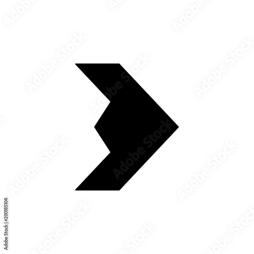 arrow icon. Element of simple icon for websites, web design, mobile app, info graphics. Signs and symbols collection icon for design and development
