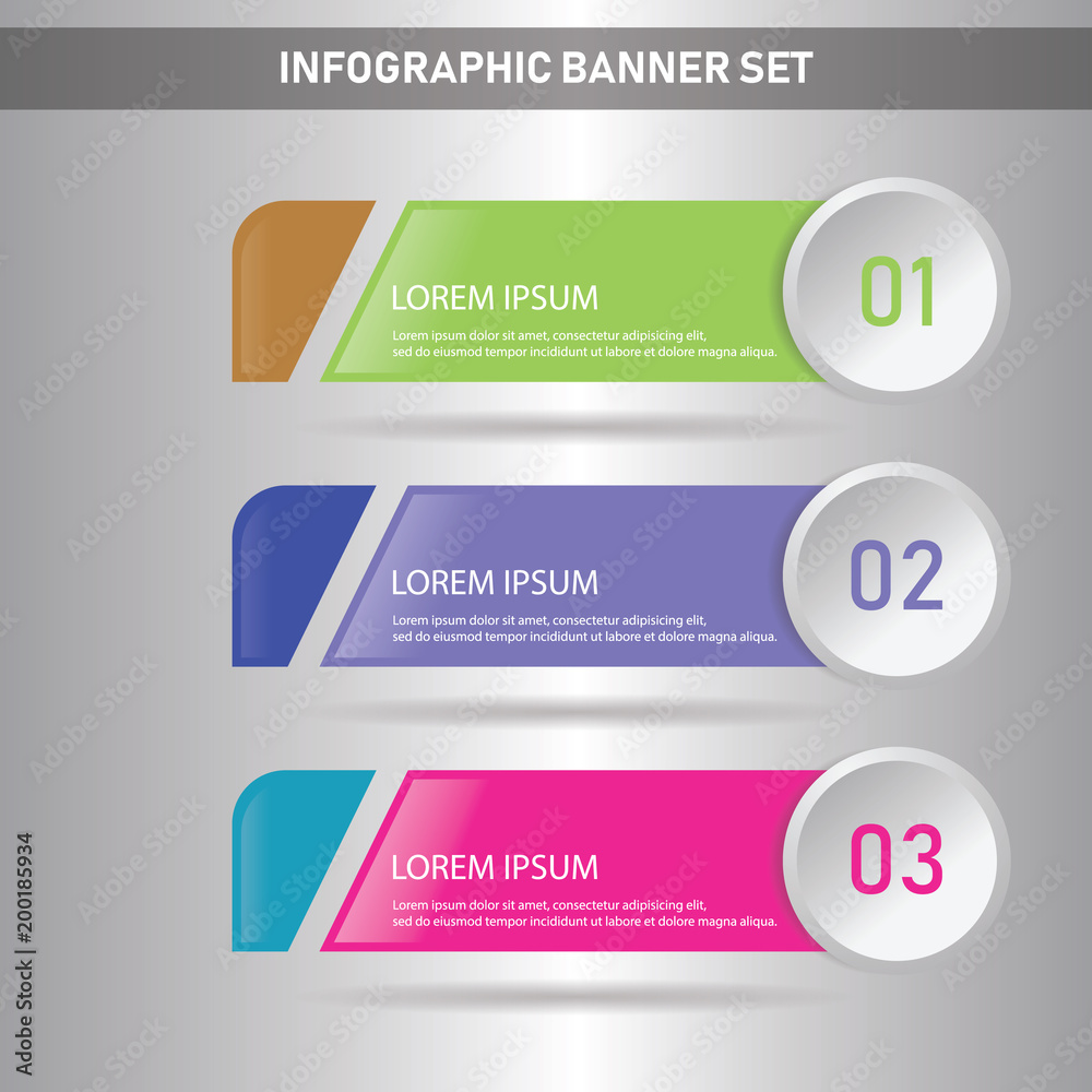 Infographic Banner Set Infographic Banner Set