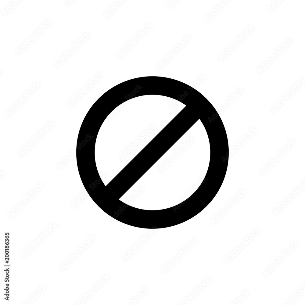 prohibition icon. Element of simple icon for websites, web design, mobile app, info graphics. Signs and symbols collection icon for design and development prohibition icon. Element of simple icon for websites, web design, mobile app, info graphics. Signs and symbols collection icon for design and development