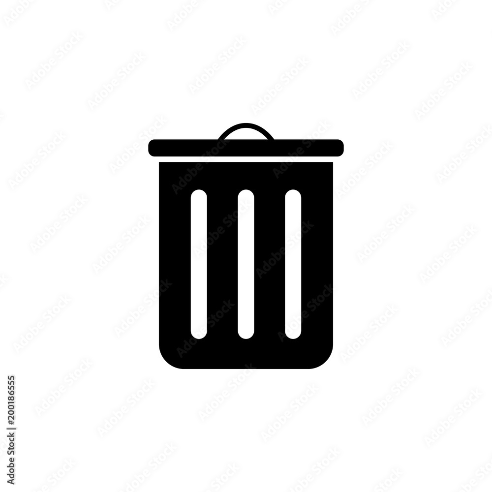 garbage can icon. Element of simple icon for websites, web design, mobile app, info graphics. Signs and symbols collection icon for design and development garbage can icon. Element of simple icon for websites, web design, mobile app, info graphics. Signs and symbols collection icon for design and development