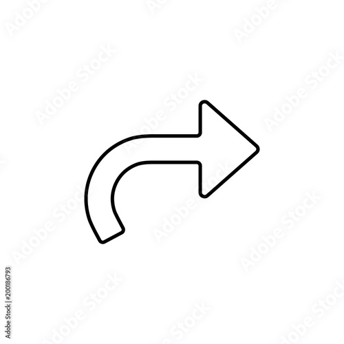 return arrow icon. Element of simple icon for websites, web design, mobile app, info graphics. Thin line icon for website design and development, app development Free Download return arrow icon. Element of simple icon for websites, web design, mobile app, info graphics. Thin line icon for website design and development, app development - GFXLoad