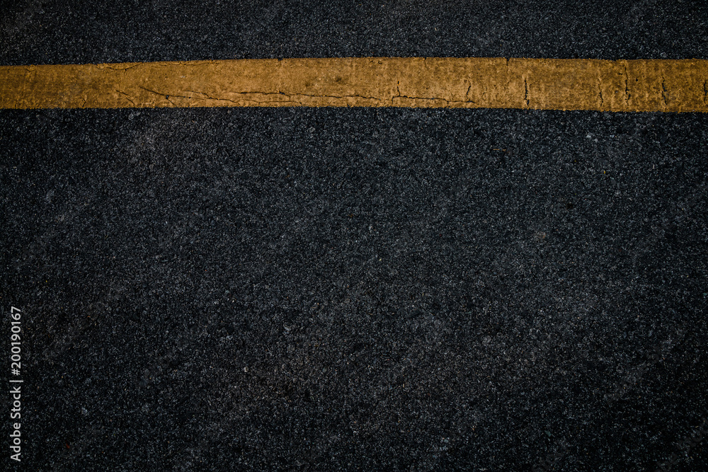 Fototapeta premium Black asphalt road texture background.