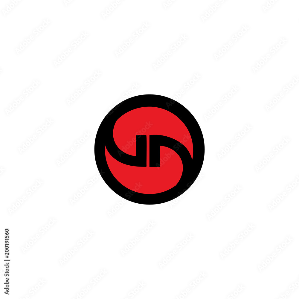 letter gd in a circle logo vector letter gd in a circle logo vector