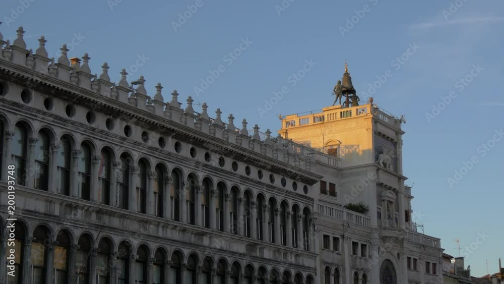 Torre dell'Orologio with statues Torre dell'Orologio with statues